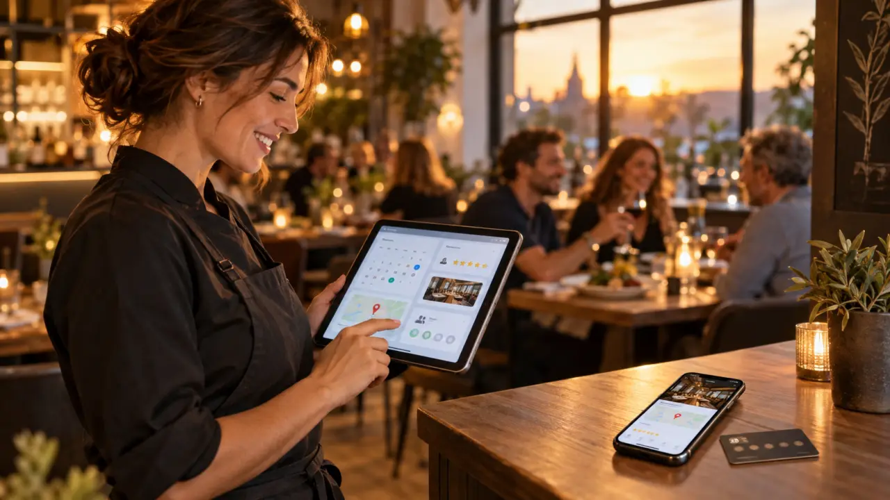 Une stratégie digitale de restaurant relie visibilité locale, réservations et fidélisation
