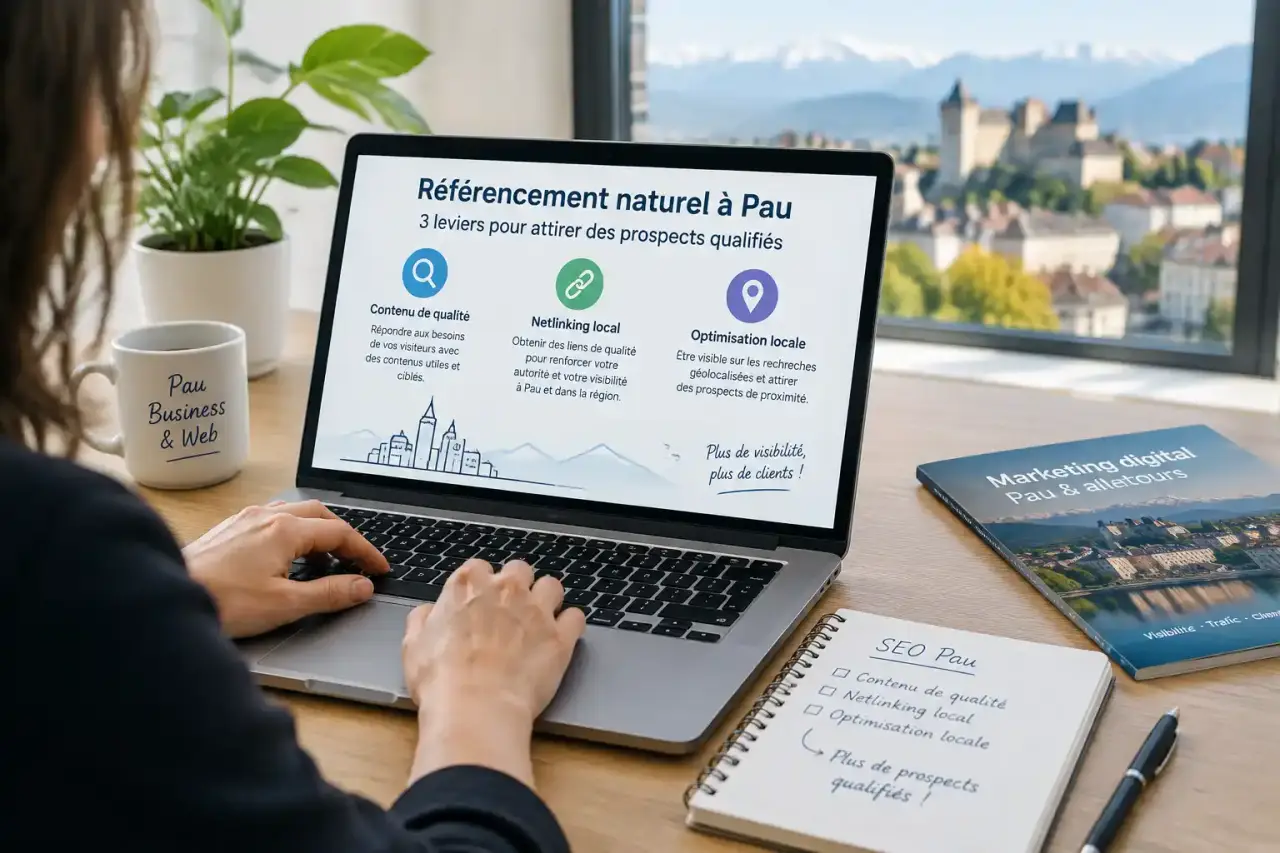 Référencement naturel à Pau : 3 leviers pour attirer des prospects qualifiés