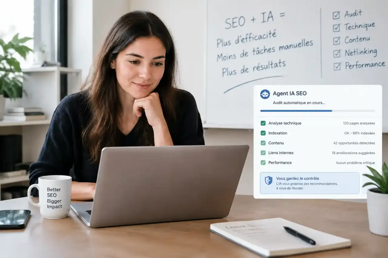 Agent IA SEO : automatiser les audits sans perdre le contrôle du site