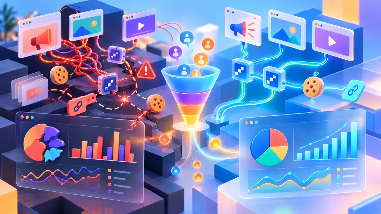 Tableau de bord marketing montrant le suivi des performances d'une campagne publicitaire