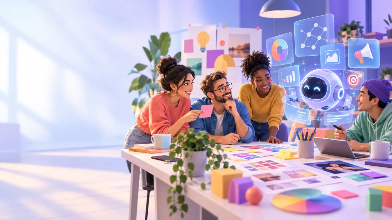 Illustration conceptuelle de l'intelligence artificielle et de l'esprit humain