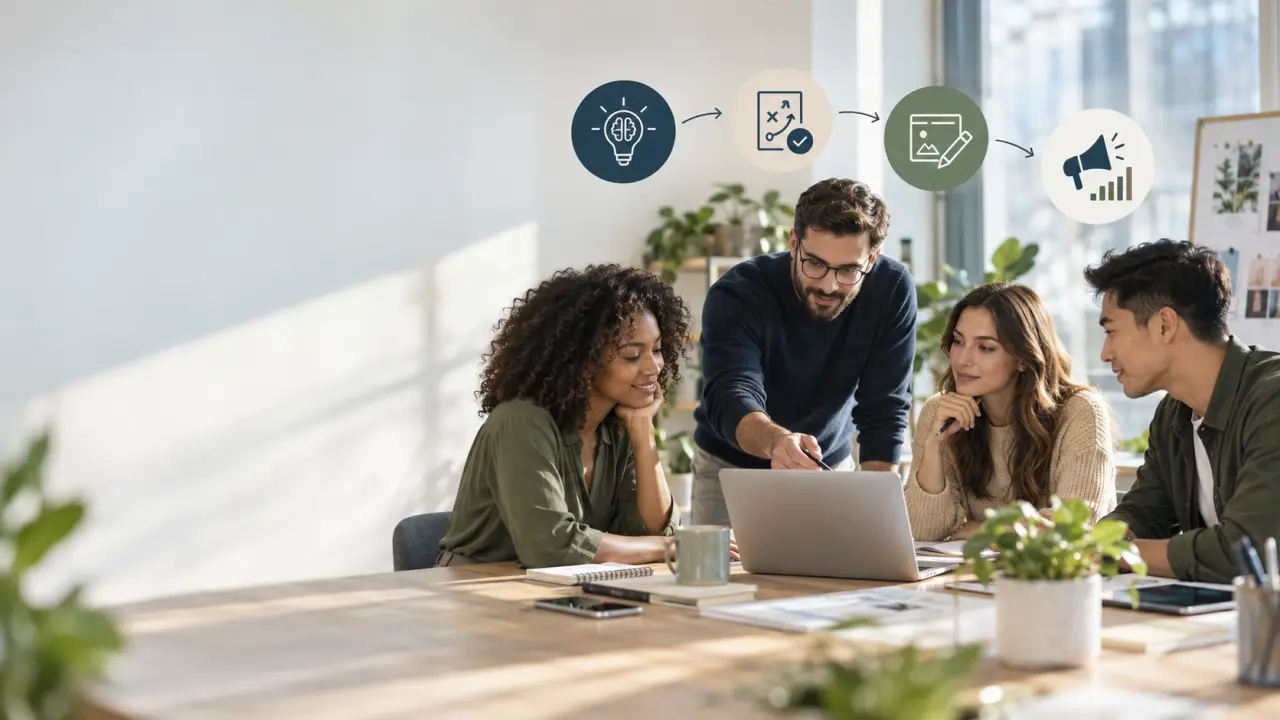 AEO : les 4 étapes qui transforment un insight IA en contenu publié